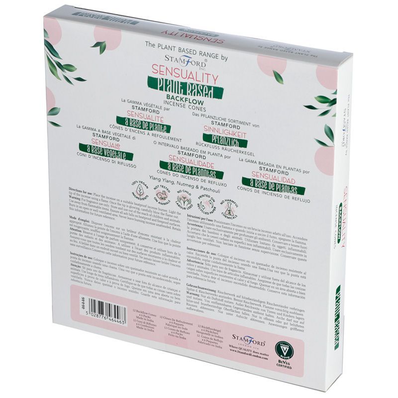 Plant Based Backflow Incense Cones - Sensuality - Luna Panther