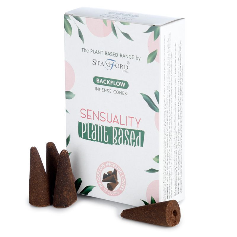 Plant Based Backflow Incense Cones - Sensuality - Luna Panther