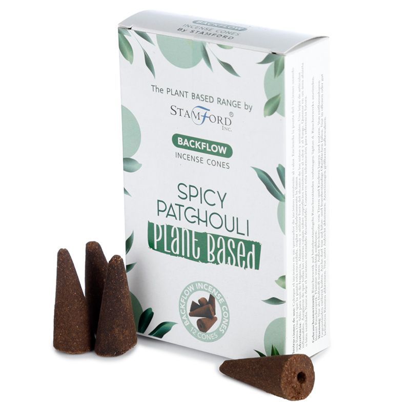 Plant Based Backflow Incense Cones - Spicy Patchouli - Luna Panther