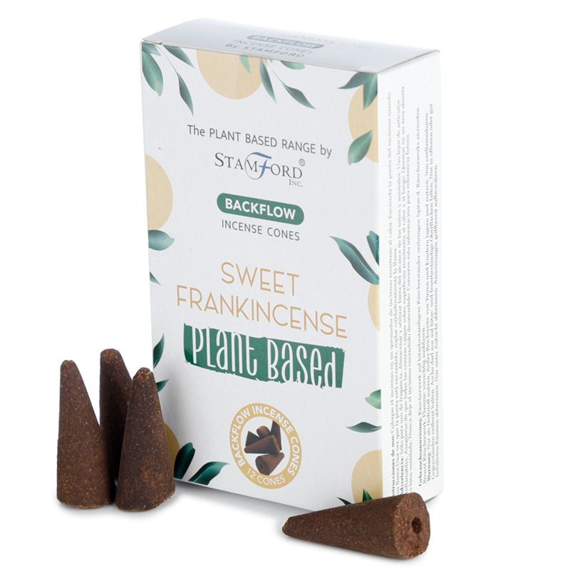 Plant Based Backflow Incense Cones - Sweet Frankincense - Luna Panther
