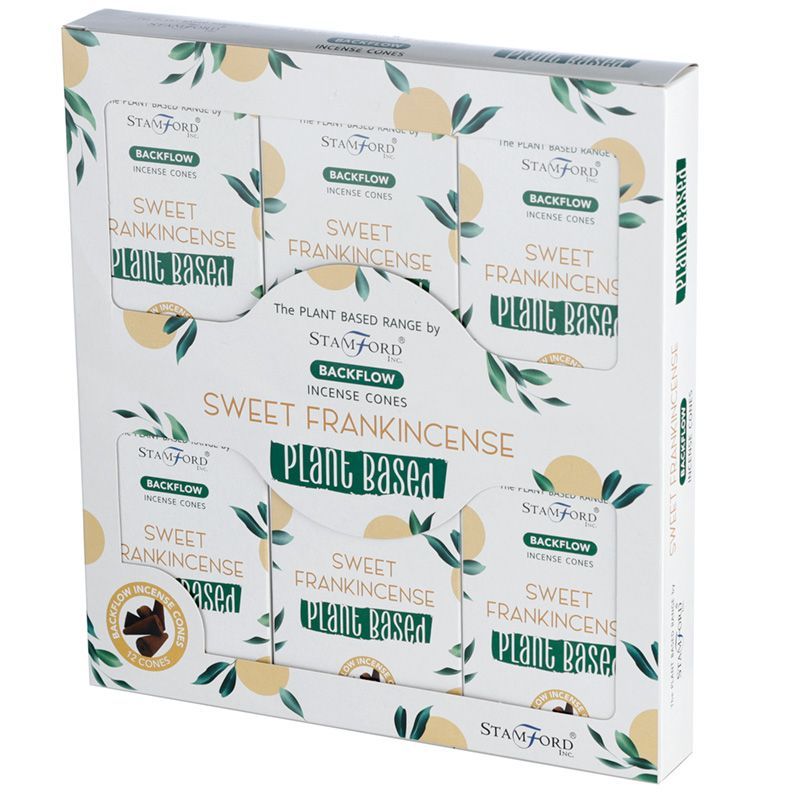 Plant Based Backflow Incense Cones - Sweet Frankincense - Luna Panther