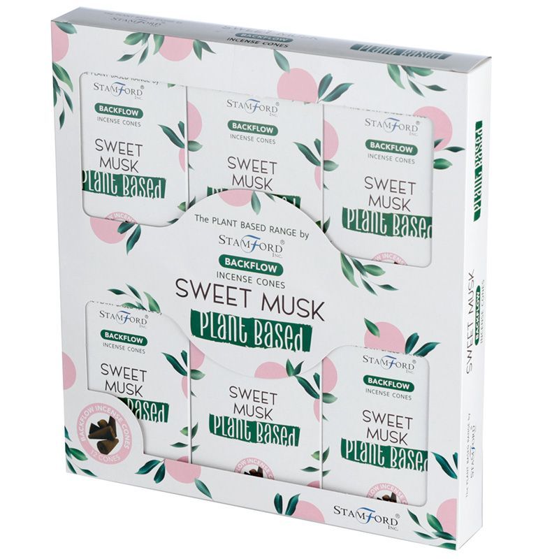 Plant Based Backflow Incense Cones - Sweet Musk - Luna Panther
