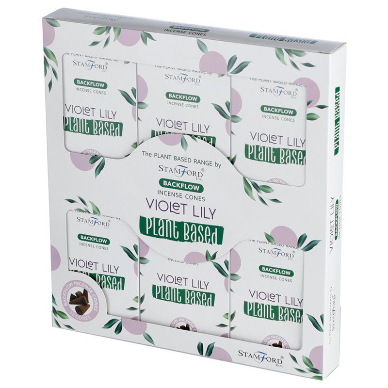 Plant Based Backflow Incense Cones - Violet Lilly - Luna Panther