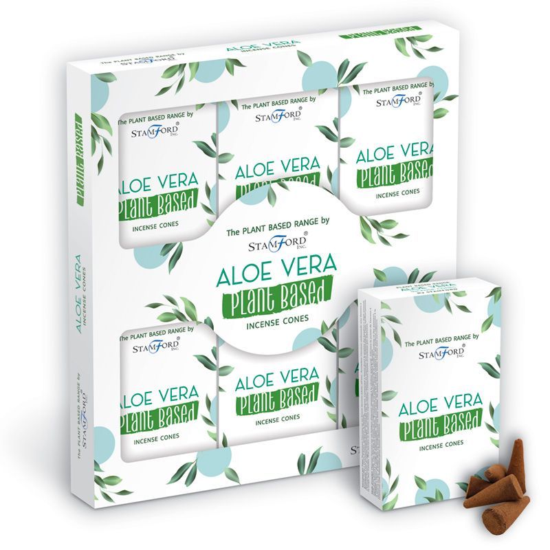 Plant Based Incense Cones - Aloe Vera - Luna Panther