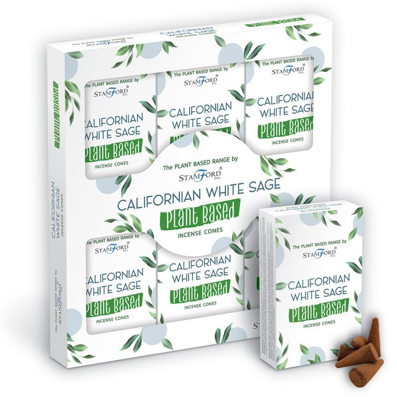 Plant Based Incense Cones - Californian White Sage - Luna Panther