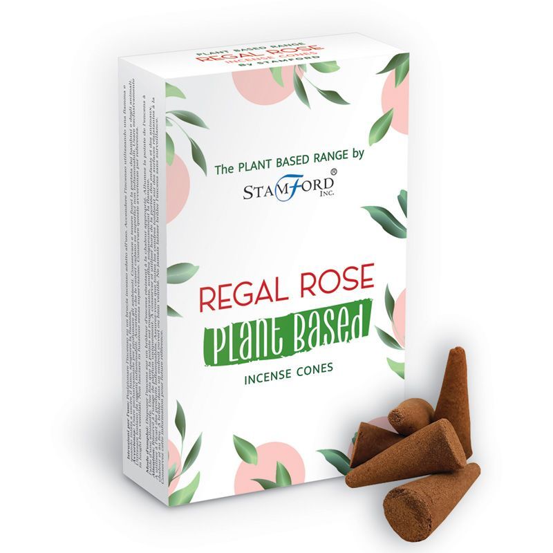 Plant Based Incense Cones - Regal Rose - Luna Panther