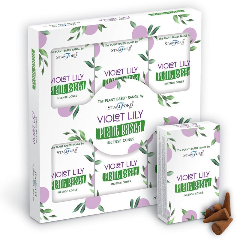Plant Based Incense Cones - Violet Lilly - Luna Panther