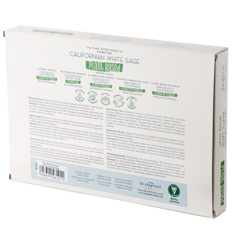 Plant Based Incense Sticks - Californian White Sage - Luna Panther