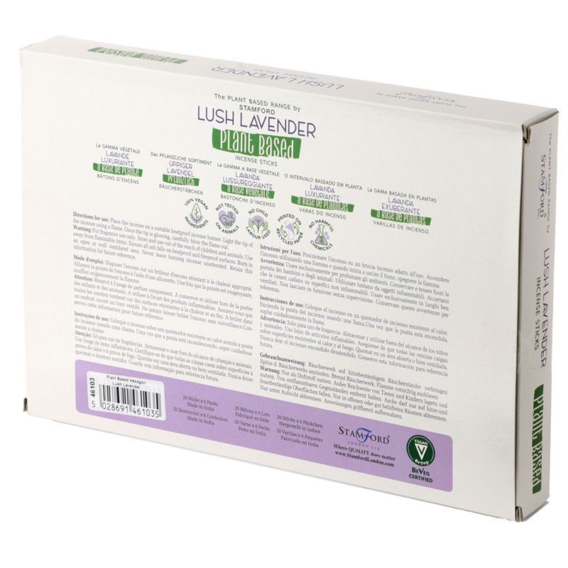 Plant Based Incense Sticks - Lush Lavender - Luna Panther
