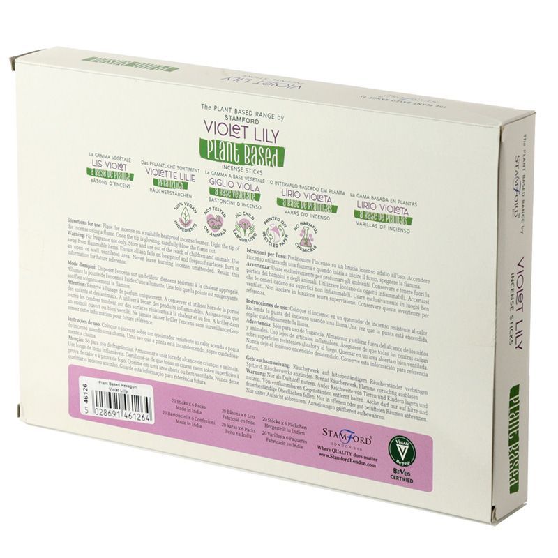 Plant Based Incense Sticks - Violet Lilly - Luna Panther