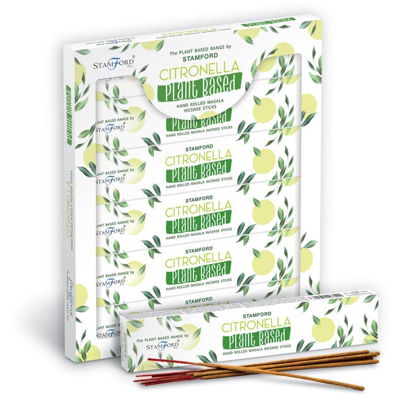 Plant Based Masala Incense Sticks - Citronella - Luna Panther