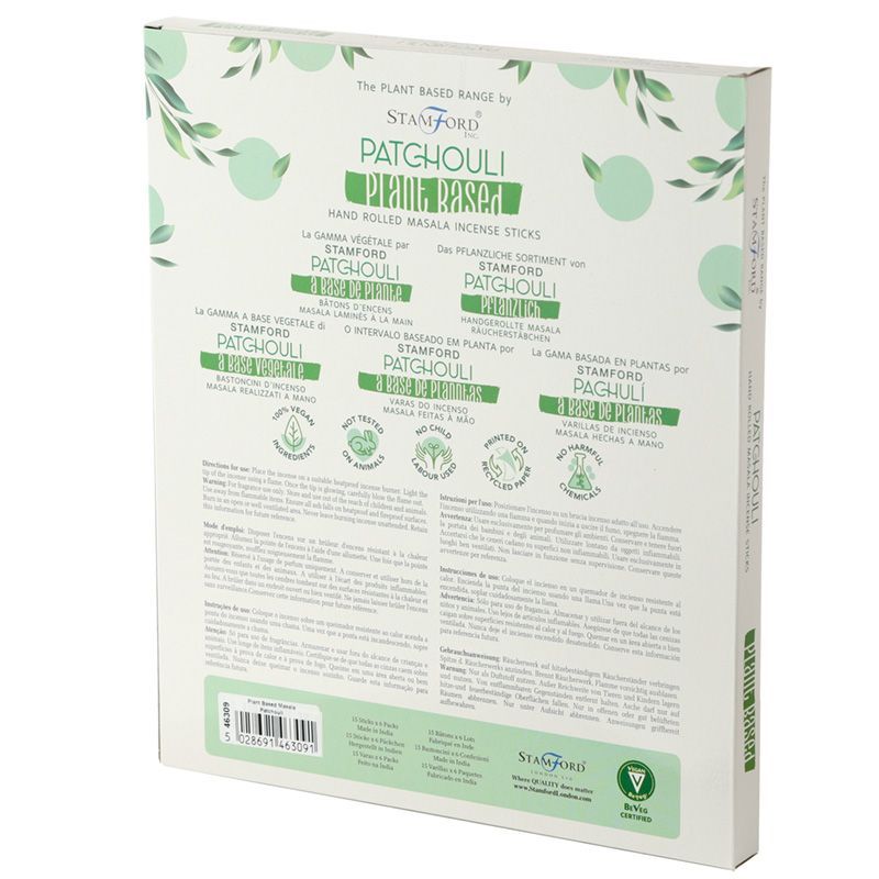 Plant Based Masala Incense Sticks - Patchouli - Luna Panther