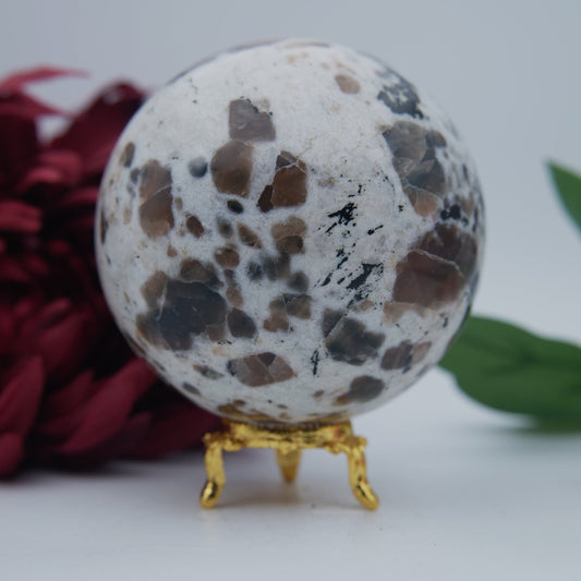 Polarity Moonstone Sphere — 1015 g (90 mm) - Luna Panther