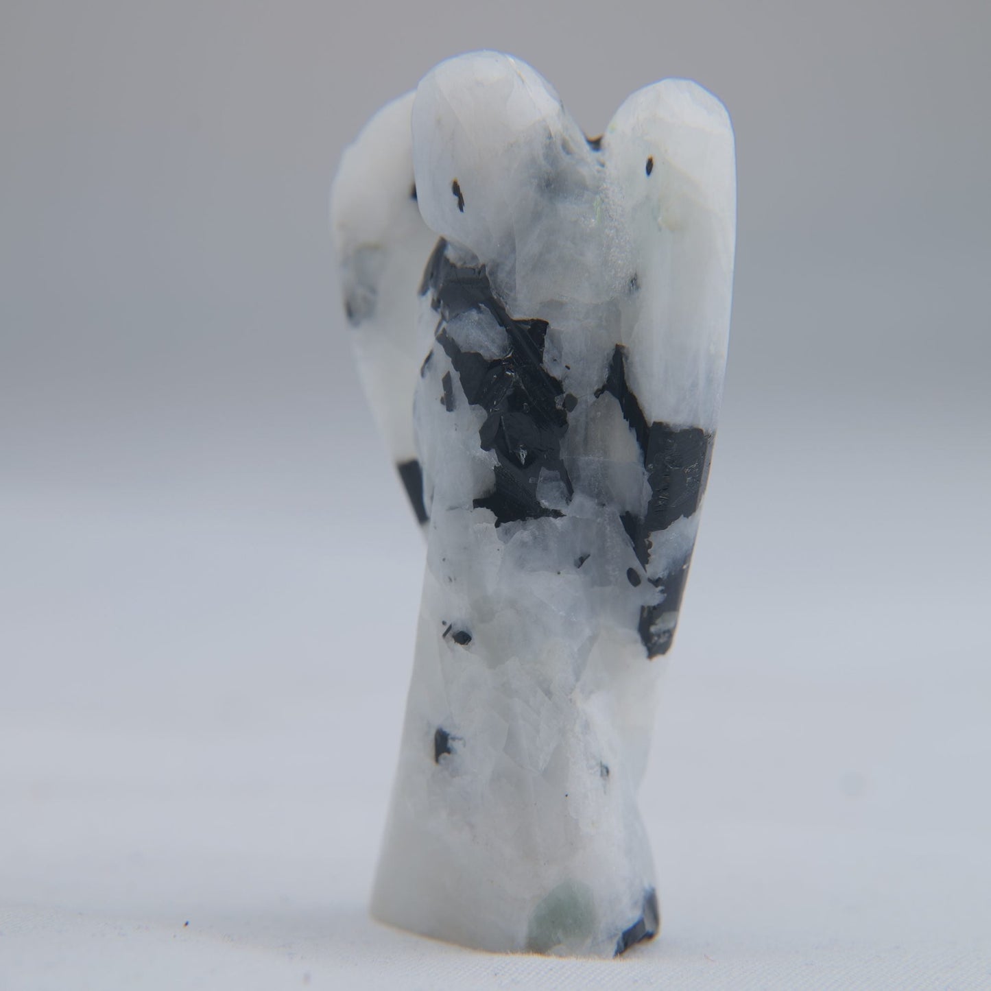 Polished Rainbow Moonstone Angel 30g 50mm - Luna Panther