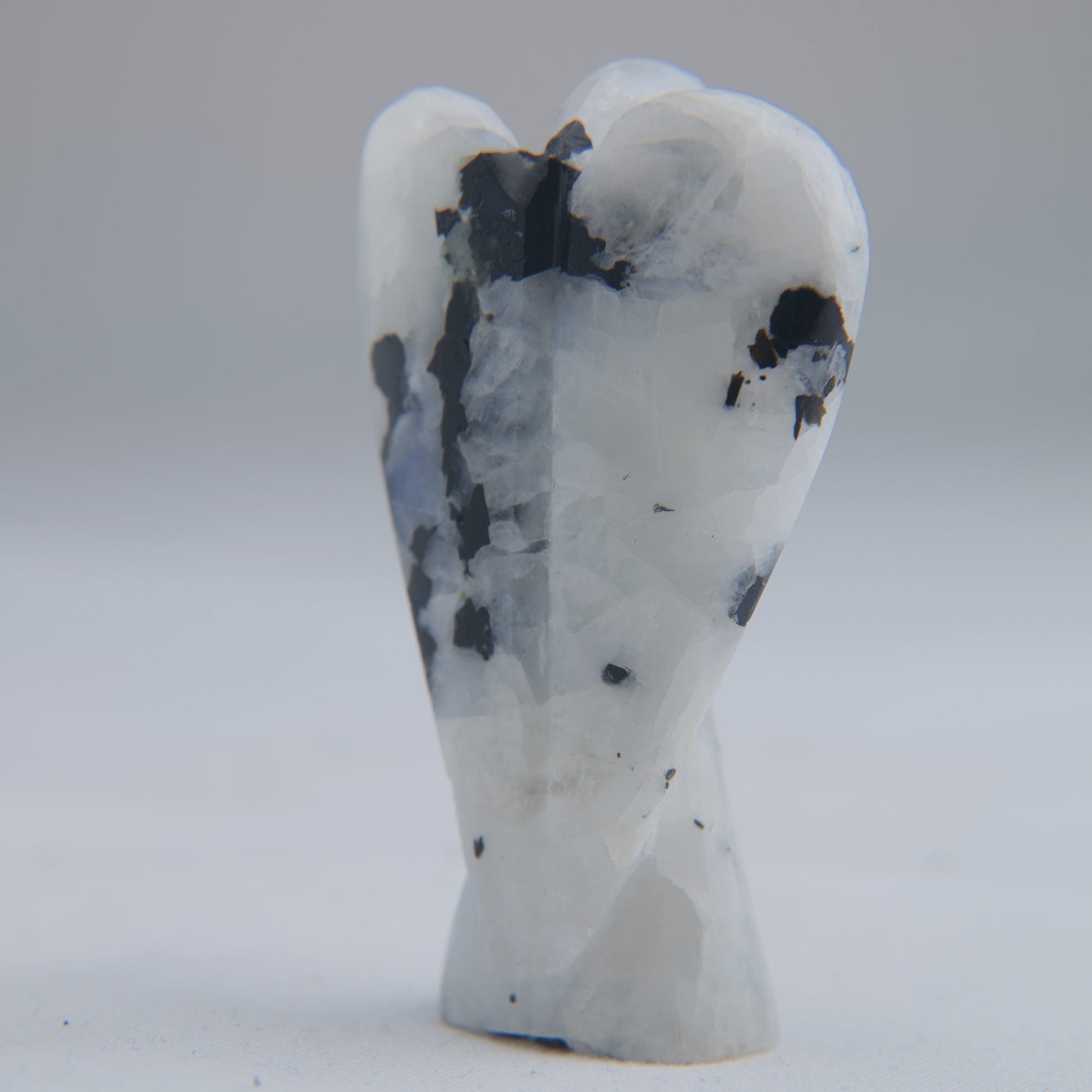 Polished Rainbow Moonstone Angel 30g 50mm - Luna Panther