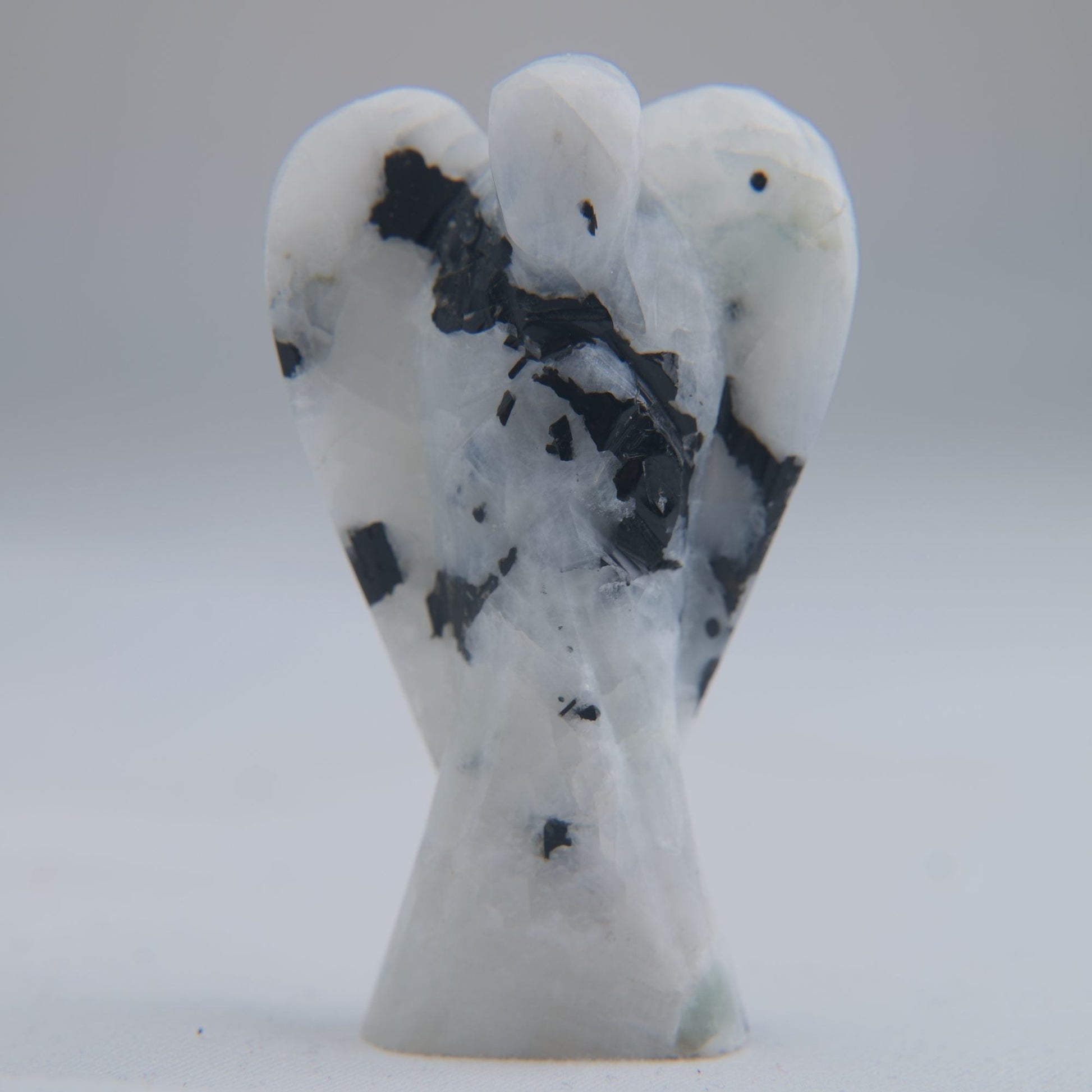 Polished Rainbow Moonstone Angel 30g 50mm - Luna Panther