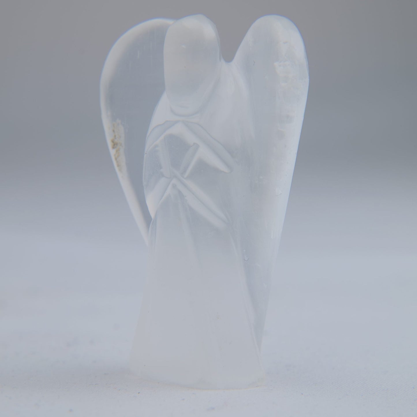 Polished Selenite Angel 36g 60mm - Luna Panther
