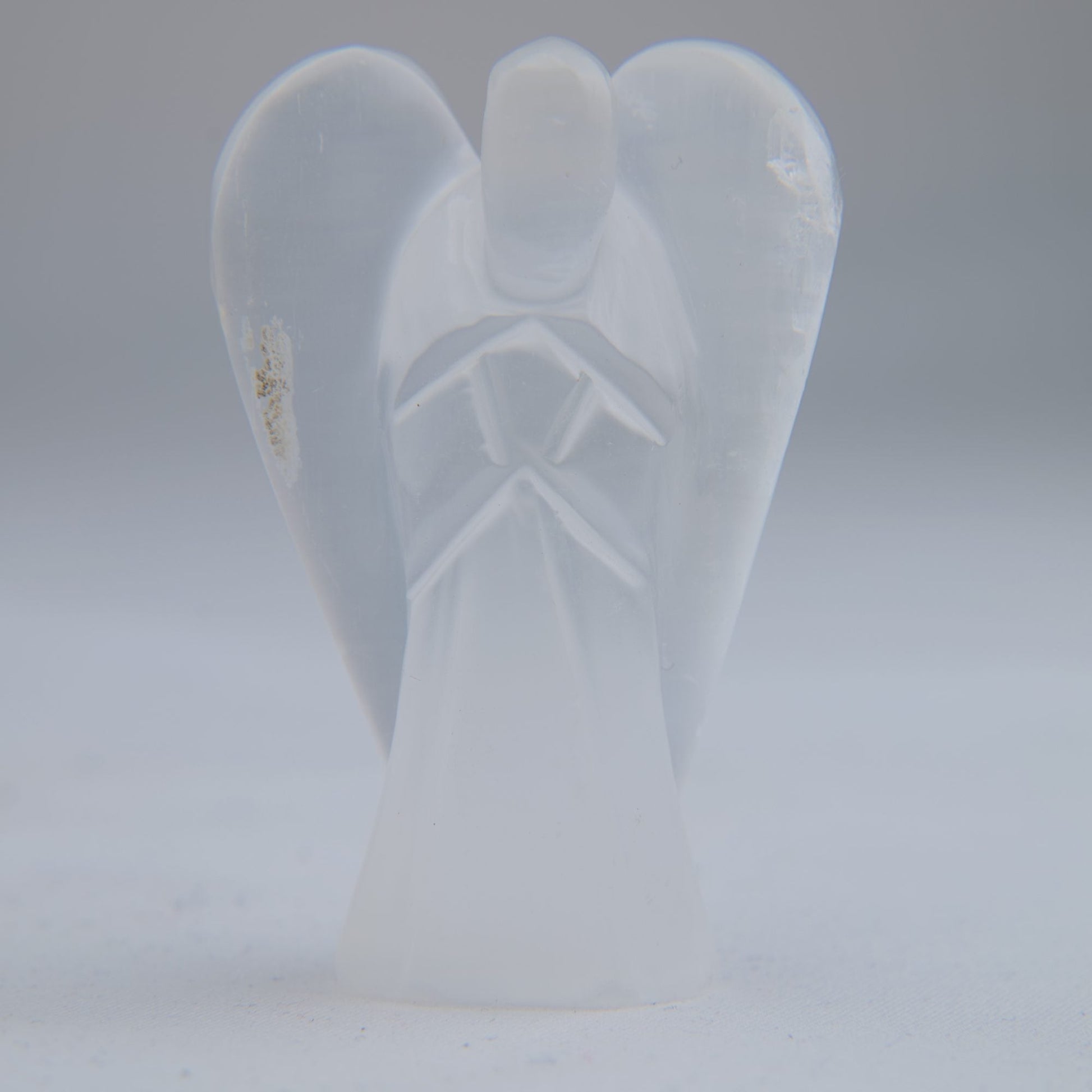 Polished Selenite Angel 36g 60mm - Luna Panther