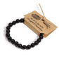 Power Bracelet - Black Agate - Luna Panther