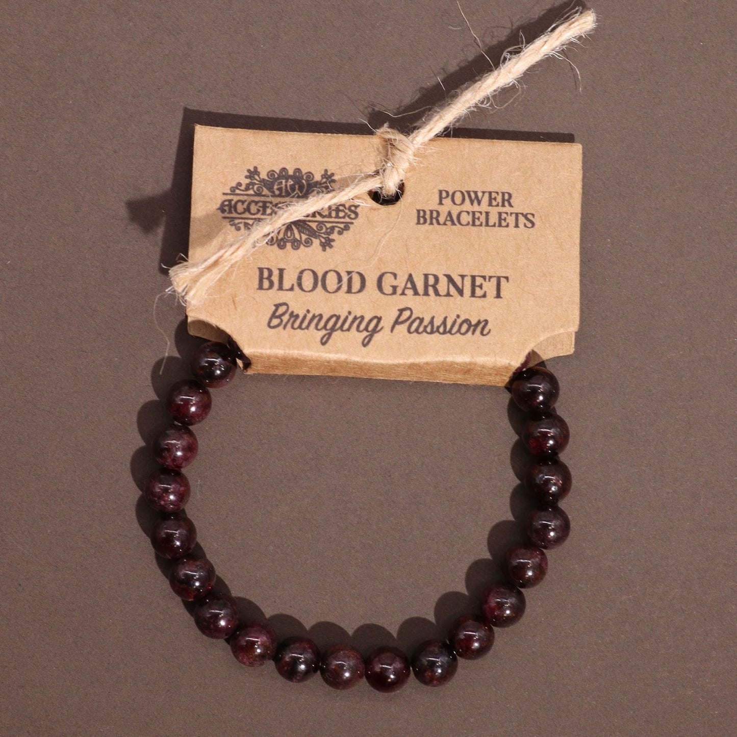 Power Bracelet - Blood Garnet - Luna Panther
