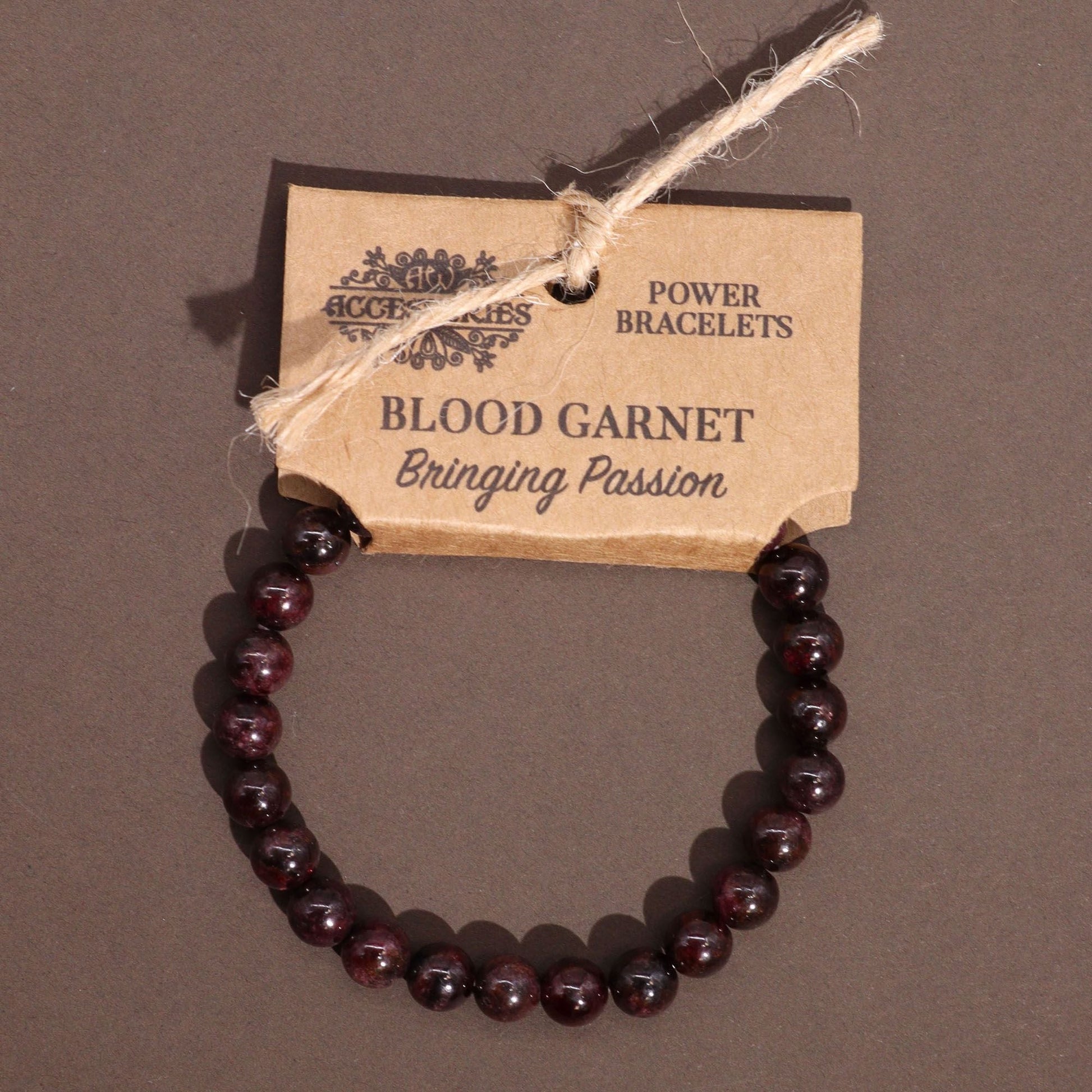 Power Bracelet - Blood Garnet - Luna Panther