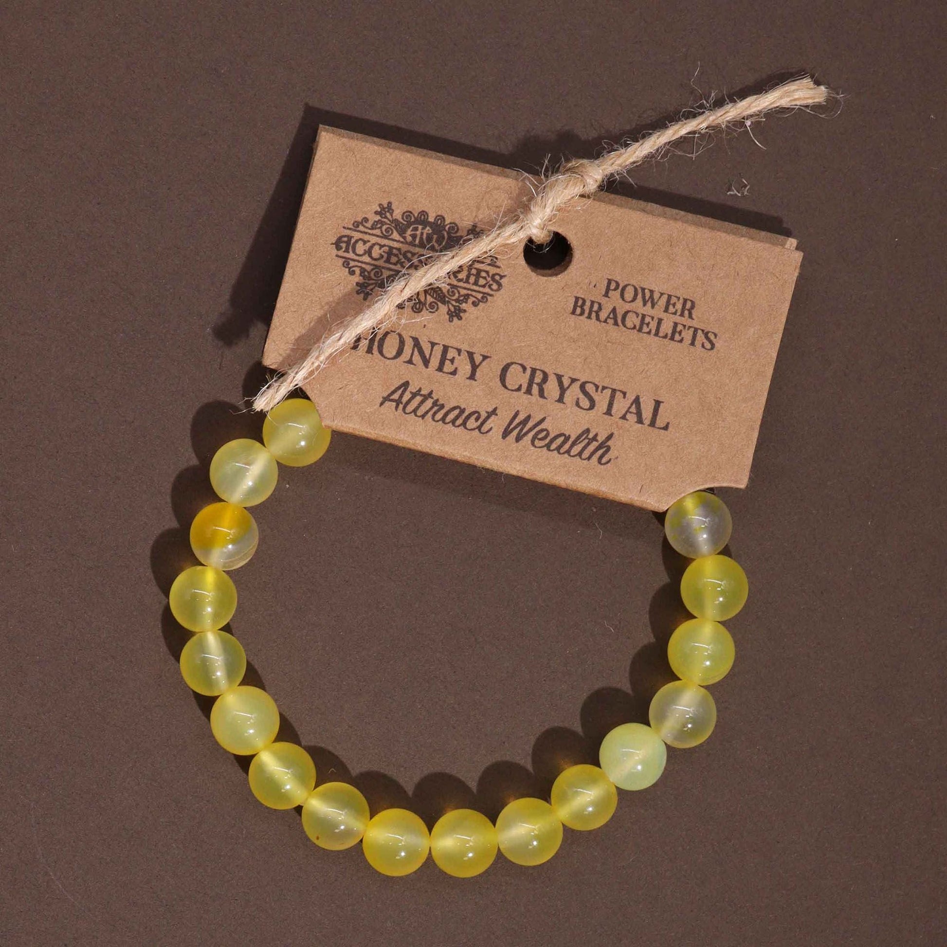 Power Bracelet - Honey Crystal - Luna Panther