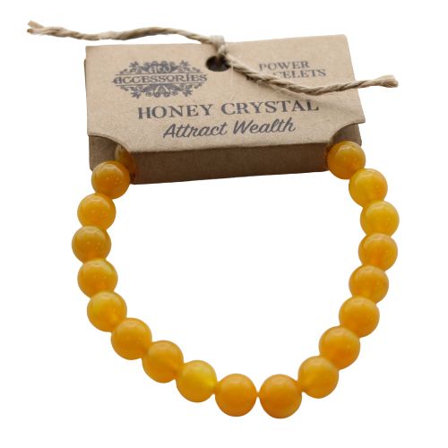 Power Bracelet - Honey Crystal - Luna Panther
