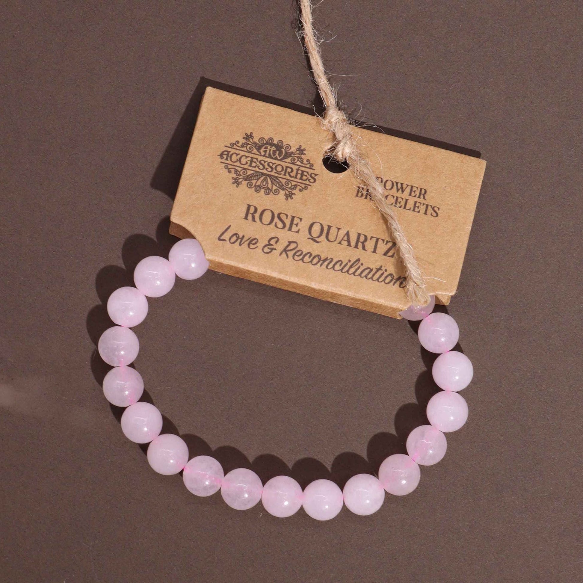 Power Bracelet - Rose Quartz - Luna Panther