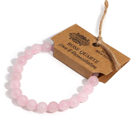 Power Bracelet - Rose Quartz - Luna Panther