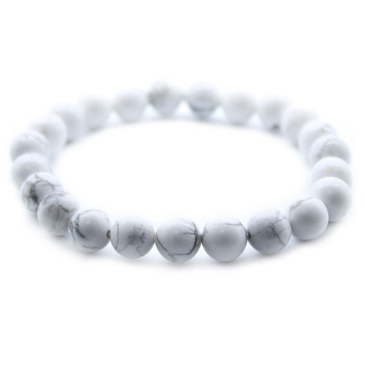Power Bracelet - White Jasper - Luna Panther