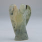 Prehnite with Black Tourmaline Angel Carving 35g 50mm - Luna Panther