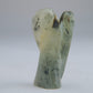 Prehnite with Black Tourmaline Angel Carving 35g 50mm - Luna Panther