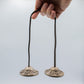 Premium Brass Tibetan Tingsha - Lucky Symbols - approx 6cm (155gm) - Luna Panther