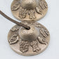 Premium Brass Tibetan Tingsha - Lucky Symbols - approx 6cm (155gm) - Luna Panther