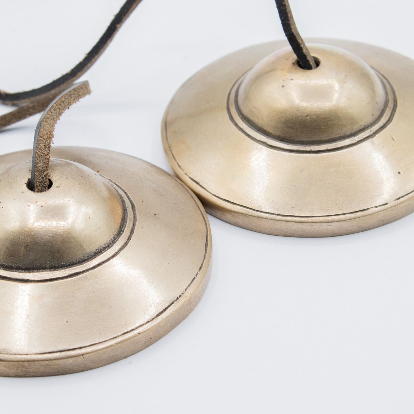 Premium Brass Tibetan Tingsha - Plain Traditional - approx 7.5cm (345gm) - Luna Panther