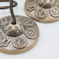 Premium Brass Tibetan Tingsha - Seven Chakra - approx 7cm (255gm) - Luna Panther