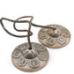 Premium Brass Tibetan Tingsha - Seven Chakra - approx 7cm (255gm) - Luna Panther