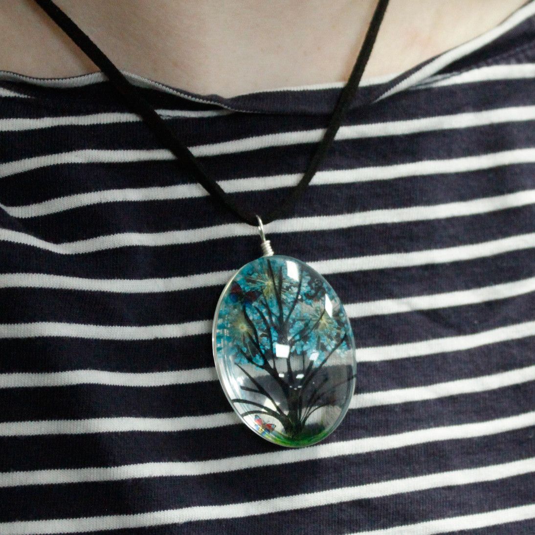 Pressed Flowers - Tree of Life set - Bright Pink - Luna Panther
