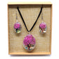 Pressed Flowers - Tree of Life set - Bright Pink - Luna Panther