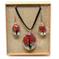 Pressed Flowers - Tree of Life set - Coral - Luna Panther