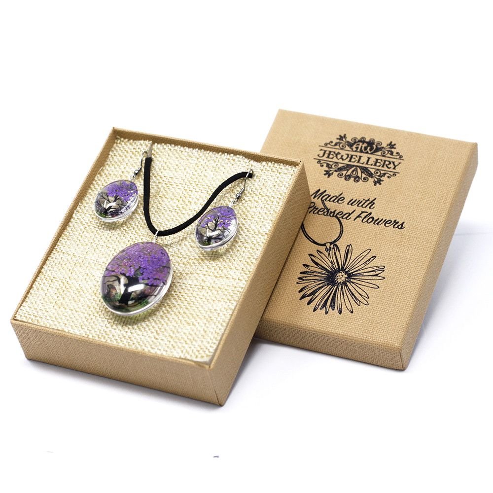 Pressed Flowers - Tree of Life set - Lavender - Luna Panther