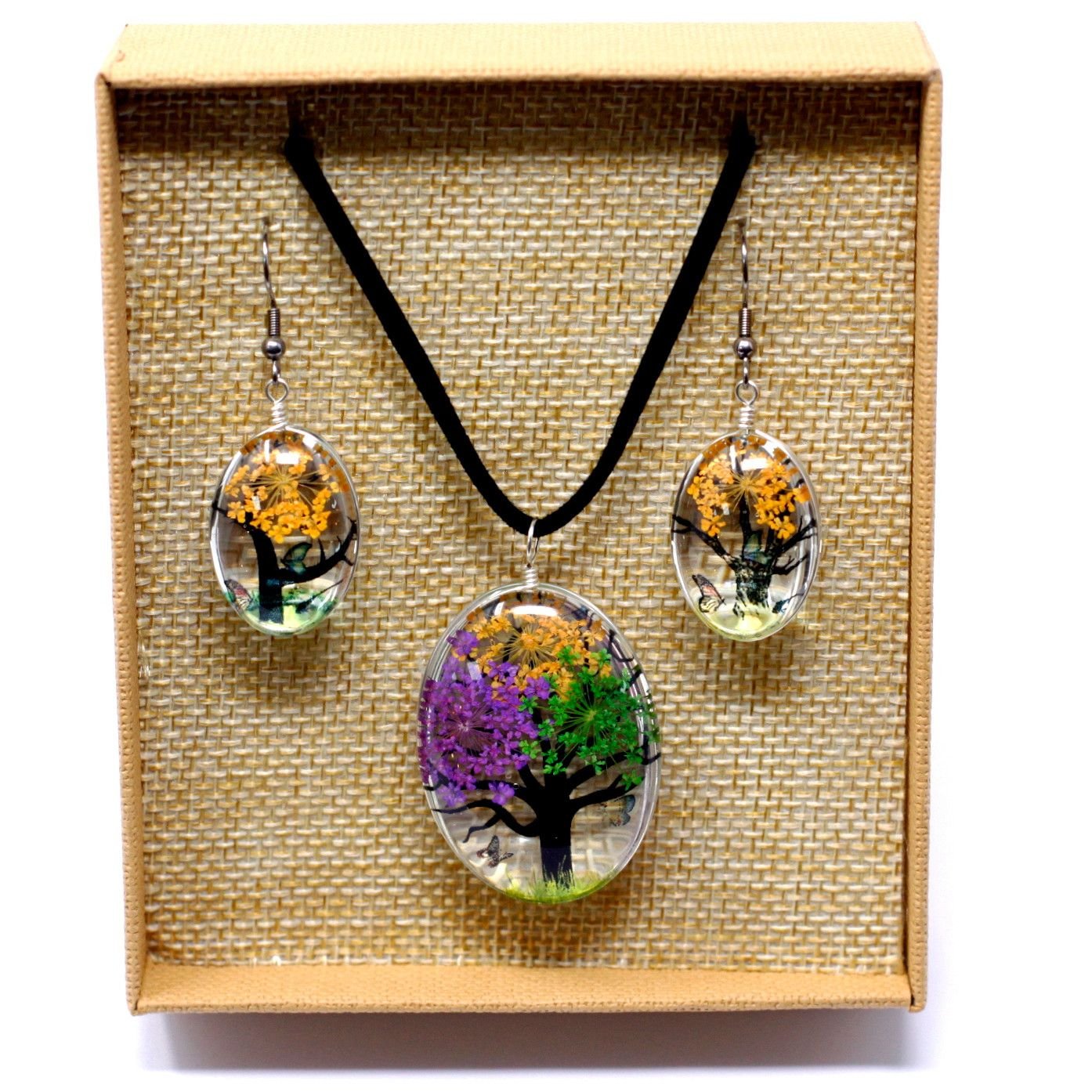 Pressed Flowers - Tree of Life set - Mixed Colours - Luna Panther