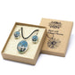 Pressed Flowers - Tree of Life set - Teal - Luna Panther