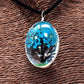 Pressed Flowers - Tree of Life set - Teal - Luna Panther