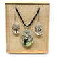 Pressed Flowers - Tree of Life set - White - Luna Panther