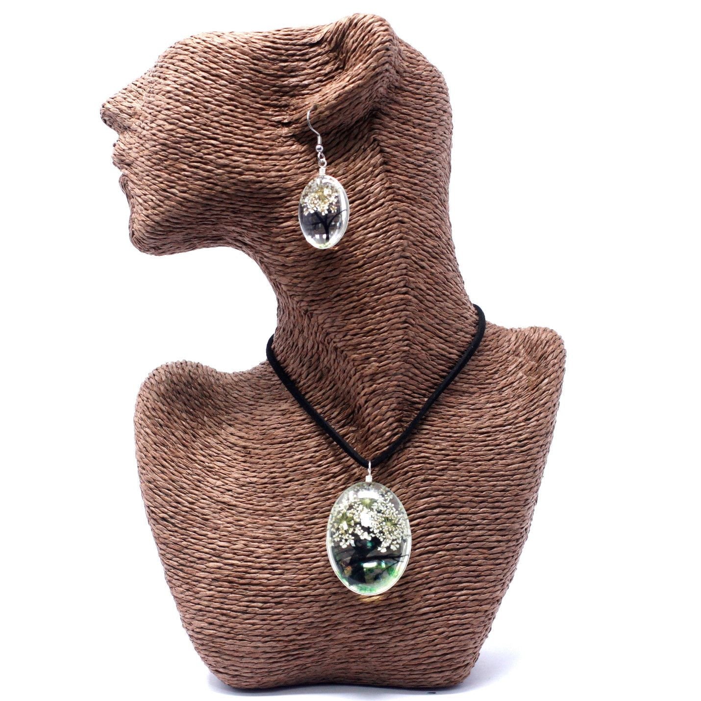 Pressed Flowers - Tree of Life set - White - Luna Panther