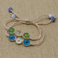 Pressed Flowers - Tri - Flower Bracelet - Luna Panther