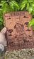 Handcrafted Wooden Tarot Card - Strength / Taming Kittens