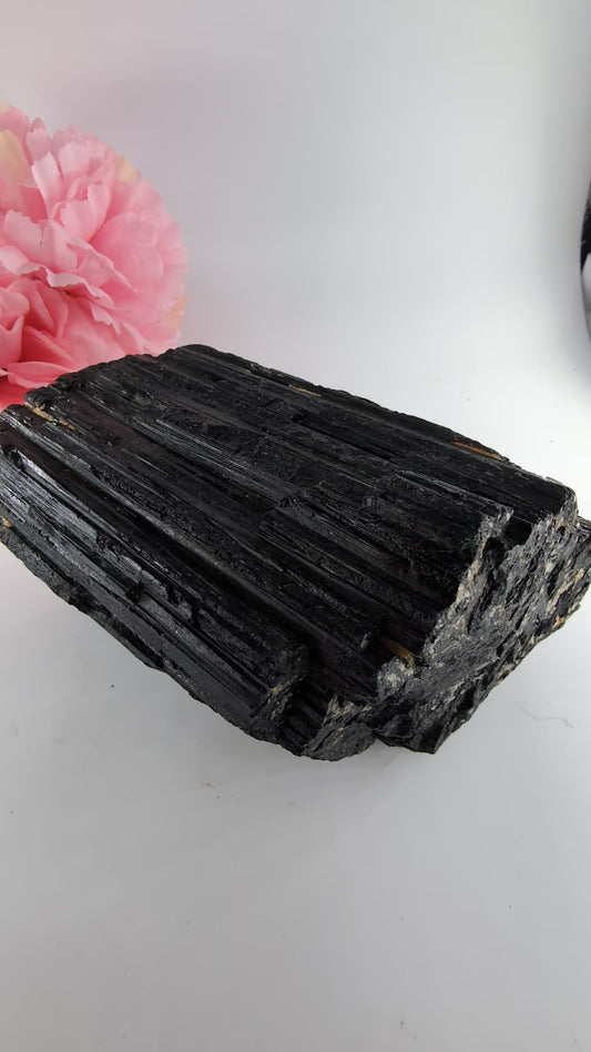 AAA+ Huge Black Tourmaline Crystal - 1811g, 130mm x 90mm x 90mm alternate view