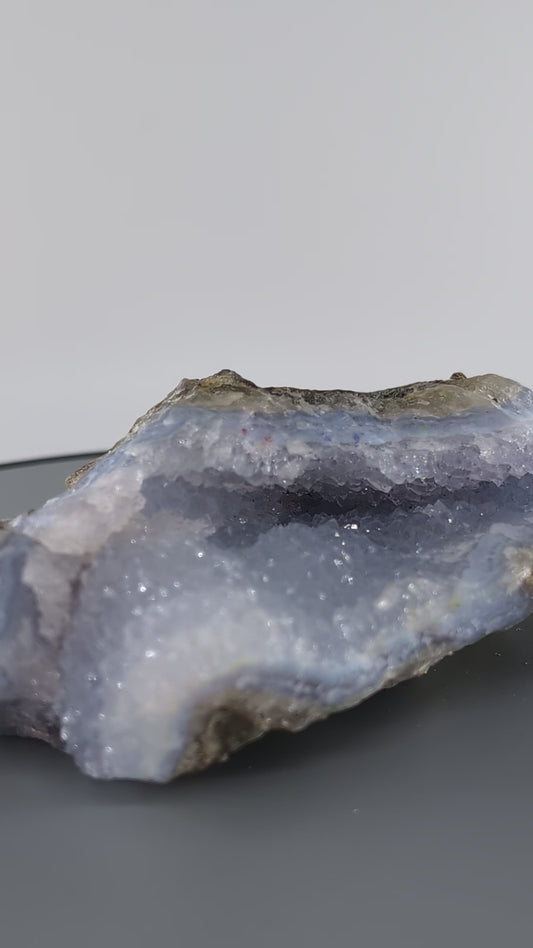 Blue Lace Agate Geode Specimen 320g alternate view